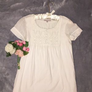 Beautiful Gap white midi dress 100% cotton